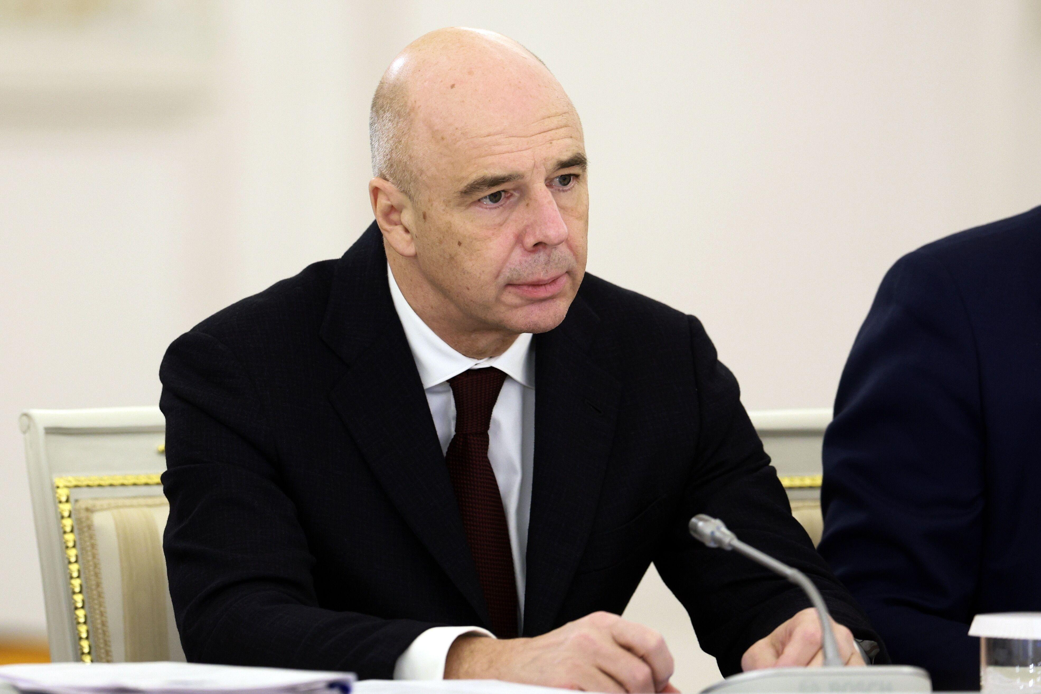 Anton Siluanow am 25. Dezember 2025 bei einer Tagung im Kreml in Moskau.