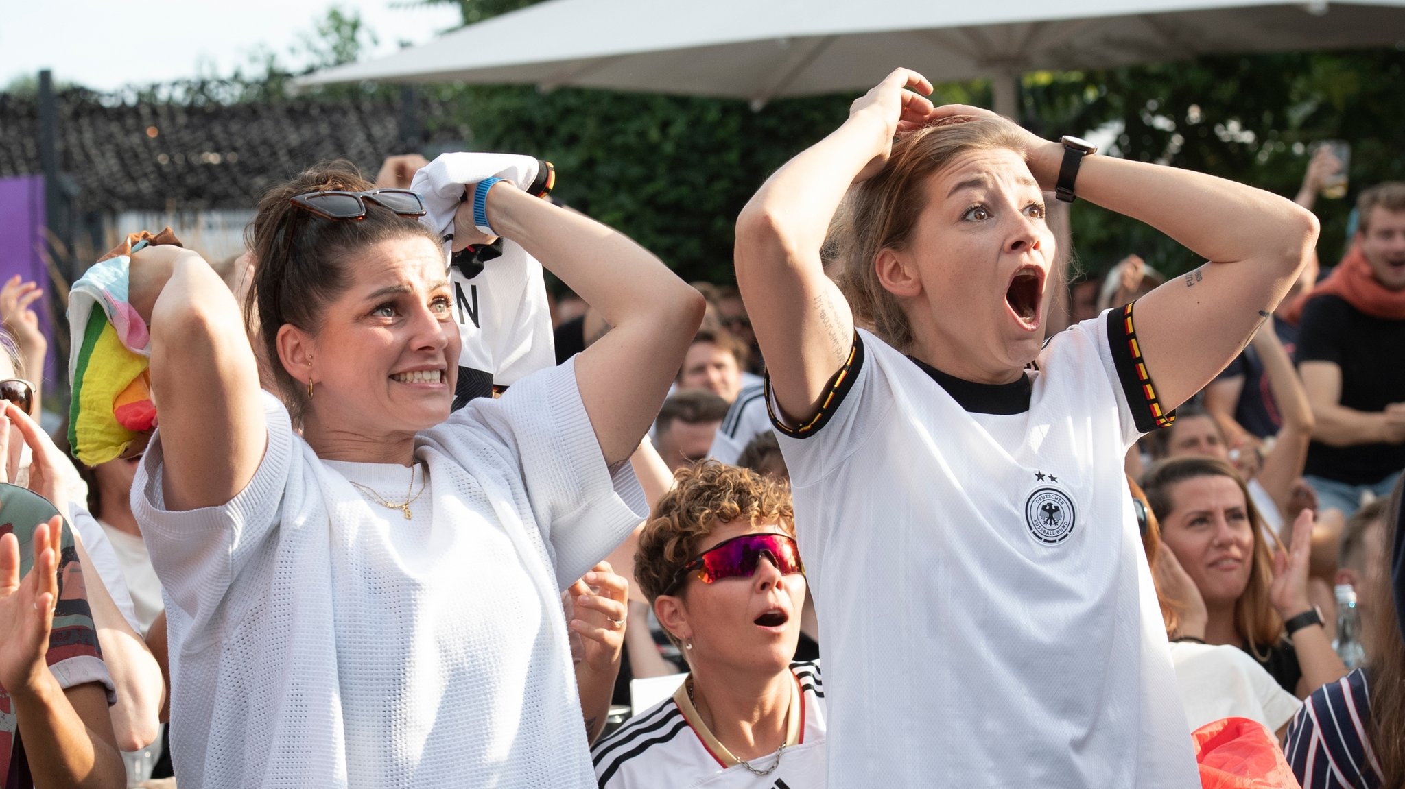 Deutschland-Fans beim Pubic Viewing