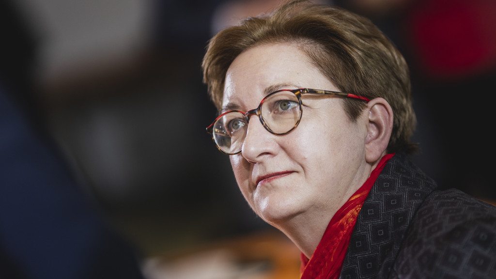 Bundesbauministerin Klara Geywitz, aufgenommen Ende November 2022