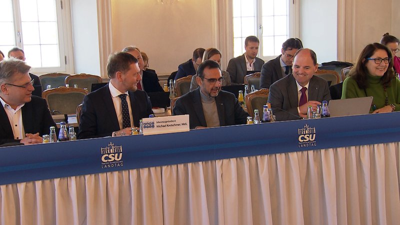 Winterklausur der CSU in Banz | Bild: BR Winterklausur der CSU in Banz