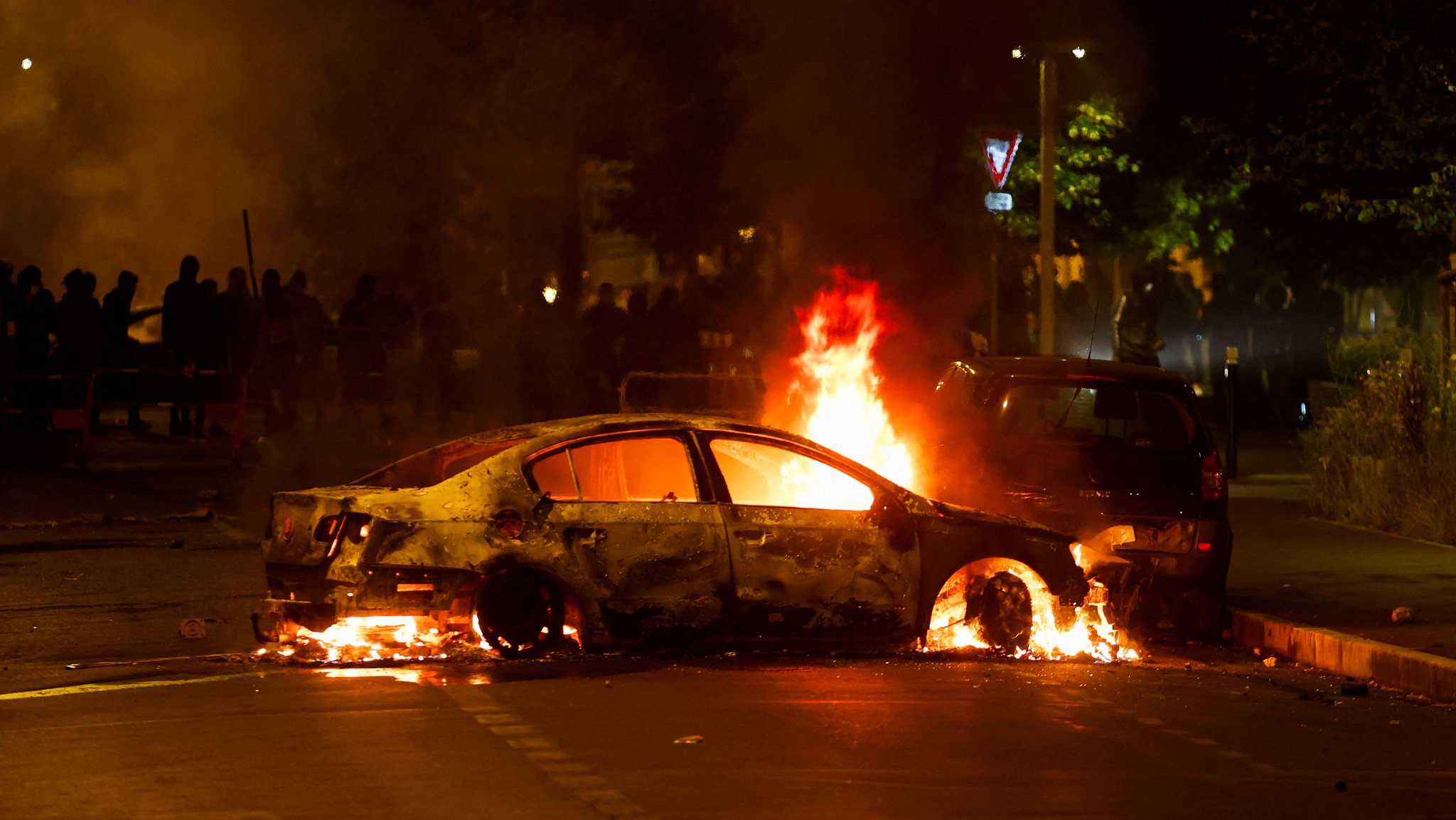 Unruhen in Vorort von Paris