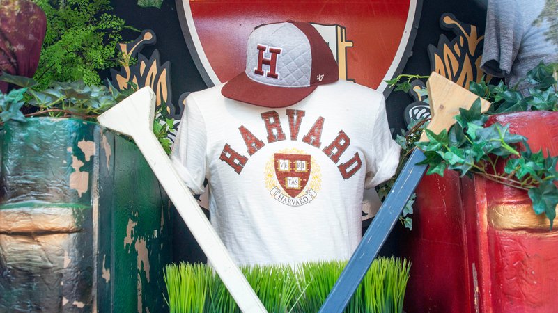 Harvard University T-shirts books and souvenirs store in the center Massachusetts Avenue, Cambridge, Massachusetts, USA | Bild: picture alliance / Sergi Reboredo | Sergi Reboredo Harvard University T-shirts books and souvenirs store in the center Massachusetts Avenue, Cambridge, Massachusetts, USA