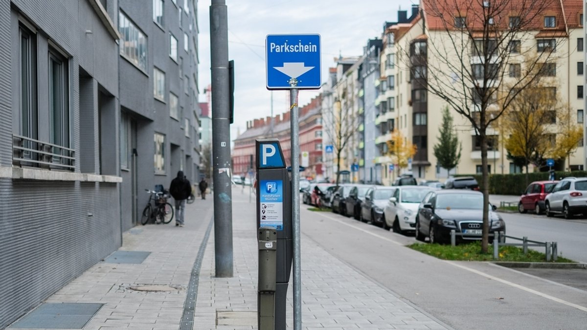 Parkautomat in München