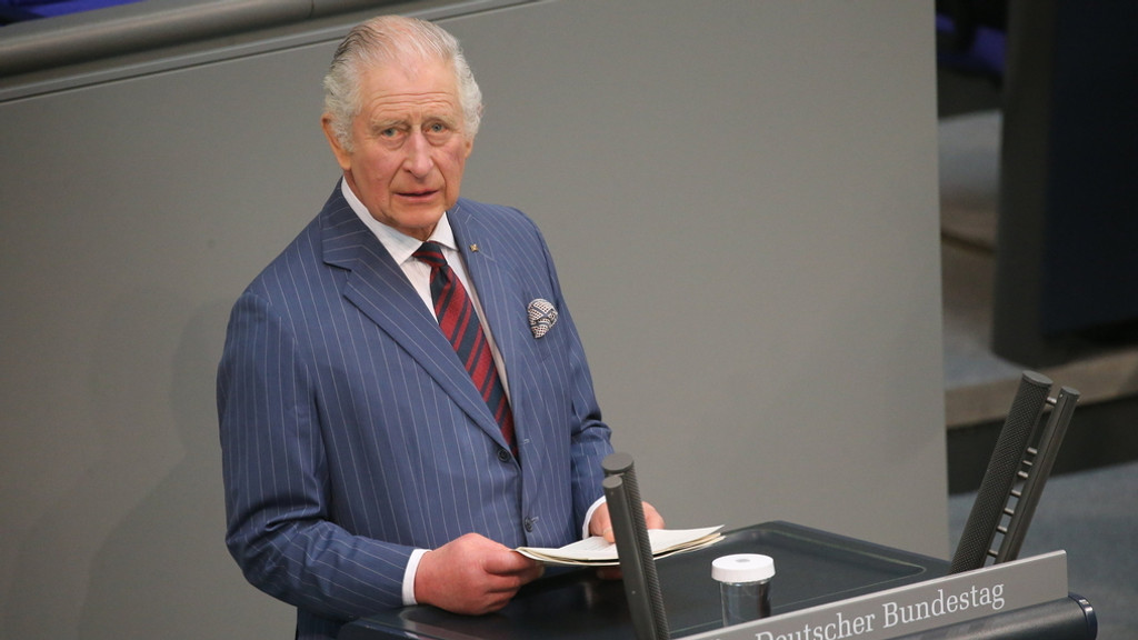 Charles im Bundestag | Bild: dpa-Bildfunk/Wolfgang Kumm Charles im Bundestag