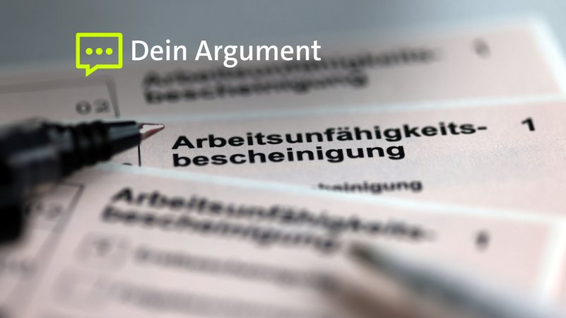 Stifte liegen auf den Arbeitsunfähigkeitsbescheinigungen für Arbeitnehmer im Falle einer Krankschreibung durch den Arzt (Archivbild). | Bild: dpa-Bildfunk/Jens Büttner Stifte liegen auf den Arbeitsunfähigkeitsbescheinigungen für Arbeitnehmer im Falle einer Krankschreibung durch den Arzt (Archivbild).
