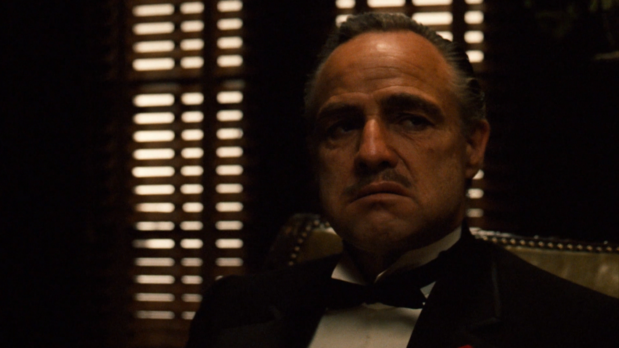 Marlon Brando in seiner wohl berühmtesten Rolle als Don Corleone in "Der Pate" von 1972.