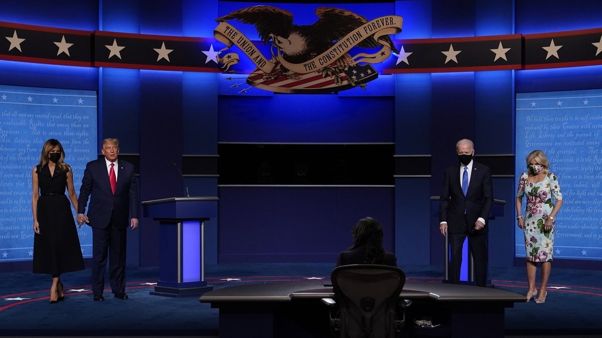 Finales TV-Duell Trump gegen Biden: Debatte statt Schreifest