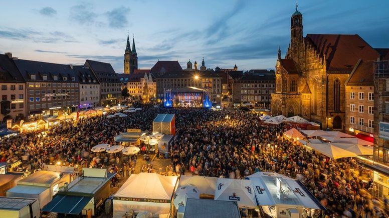 Konzert auf dem Hauptmarkt | Bild:Stadt Nürnberg/Uwe Niklas