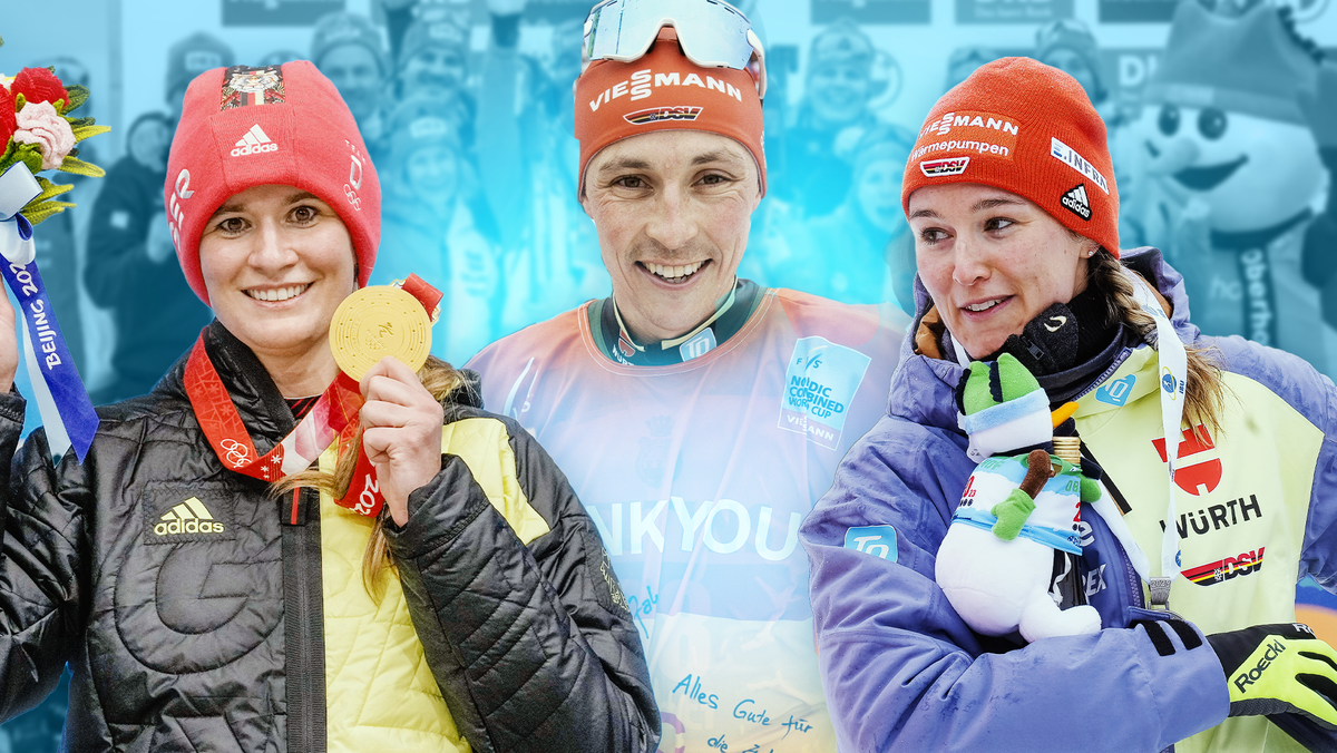 Natalie Geisenberger, Eric Frenzel und Denise Herrmann-Wick beendeten 2023 ihre Karrieren.