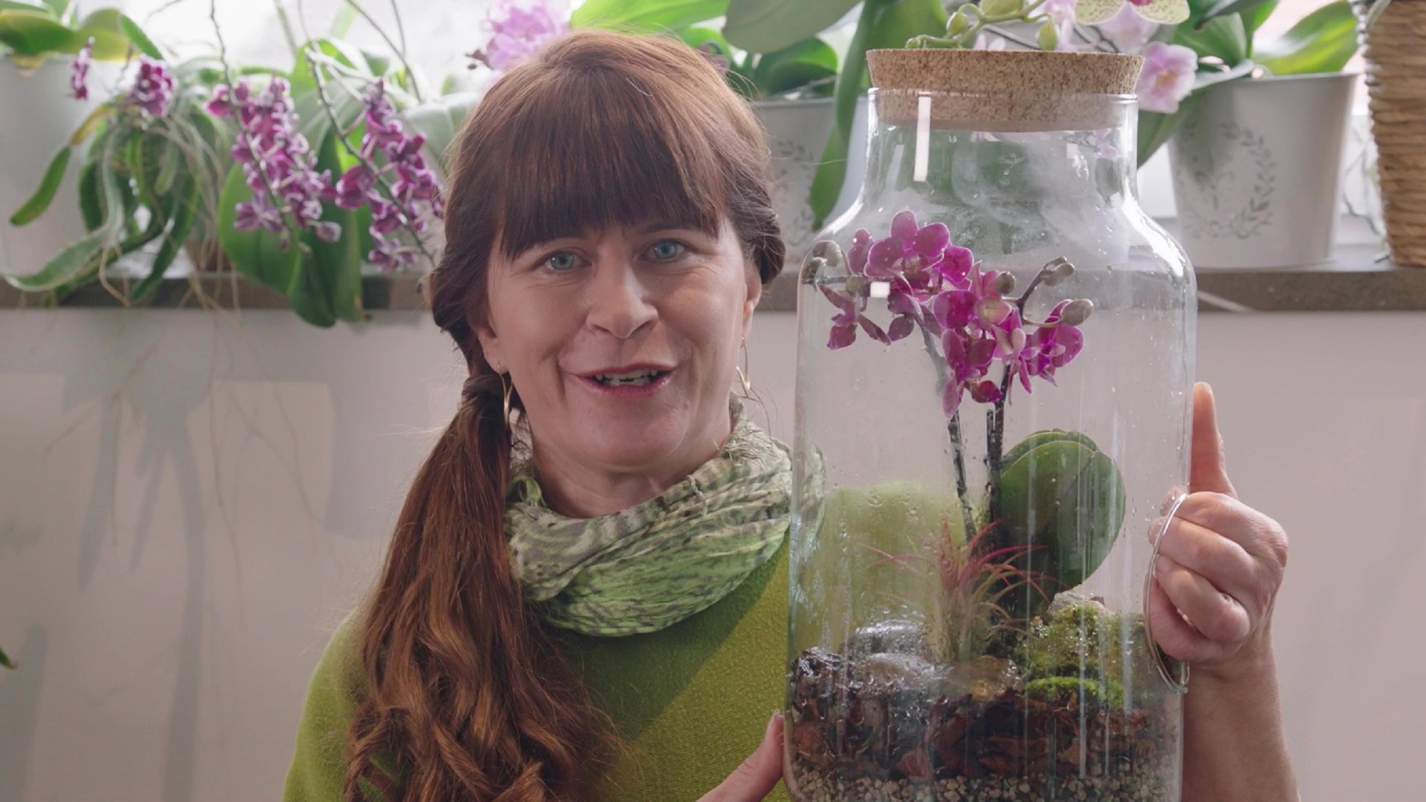 Orchidee (Phalaenopsis) im Glas mit Sabrina Nitsche