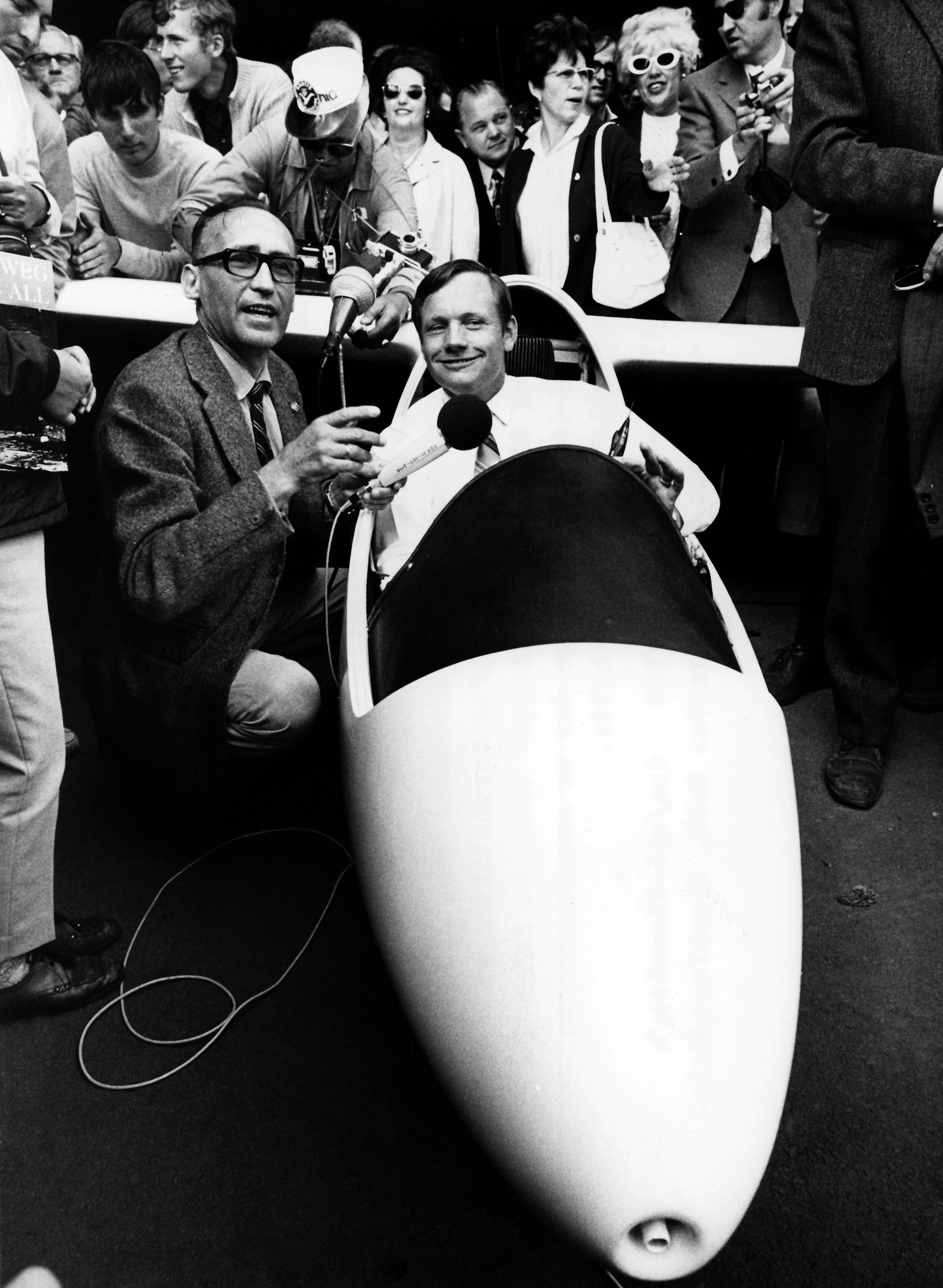 Neil Armstrong Und Seine Landung 1970 In Bad Kissingen Br24