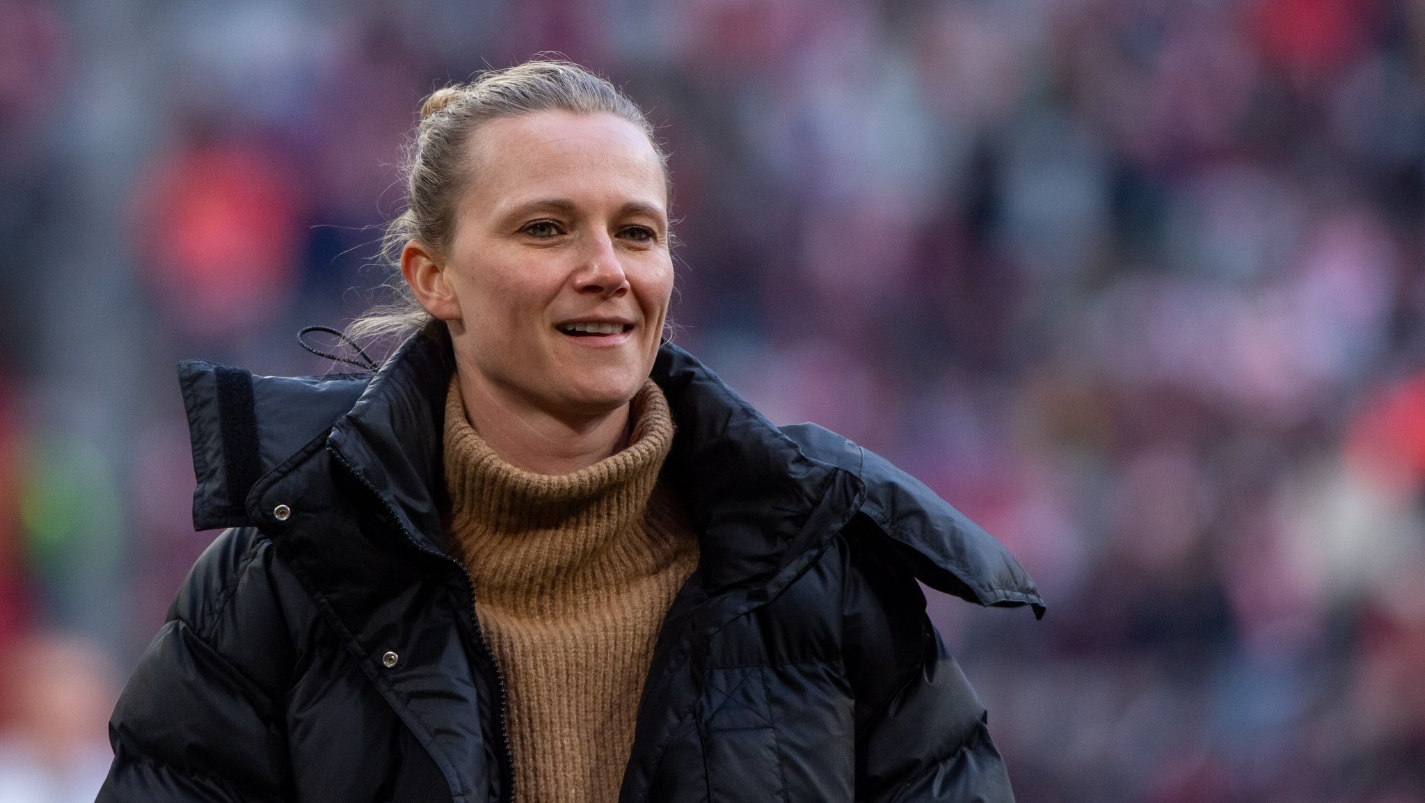 Kathleen Krüger als Teammanagerin des FC Bayern | Archivbild vom 21.01.2024