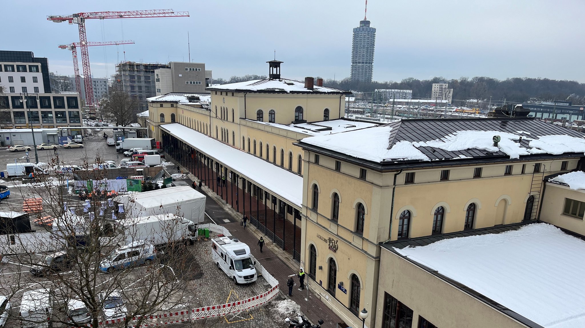 Der Augsburger Hauptbahnhof