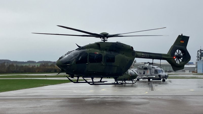 Der neue H145M-Hubschrauber der Bundeswehr | Bild: Noah Vaca Weber Der neue H145M-Hubschrauber der Bundeswehr