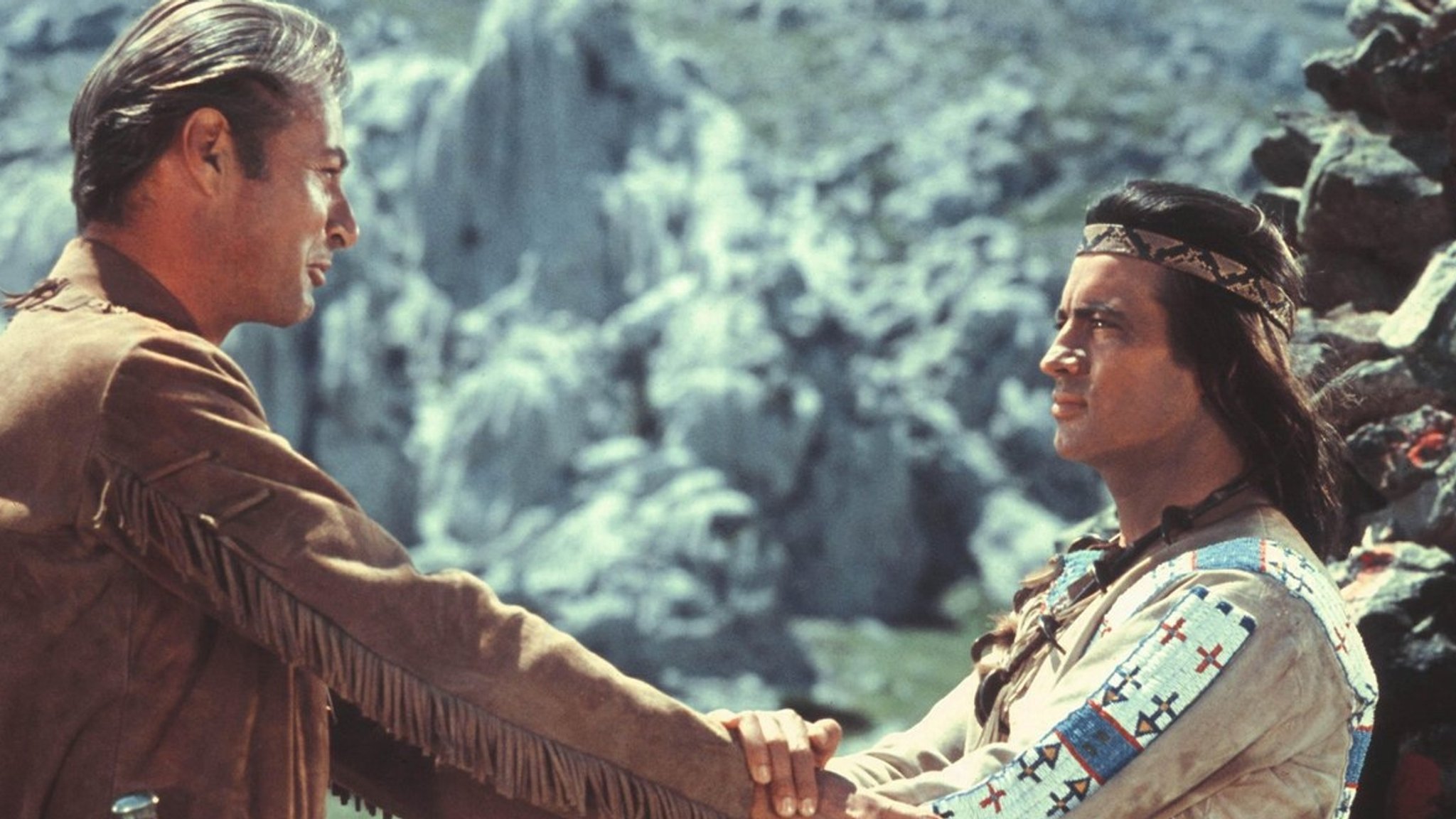 Szene aus dem Film Winnetou I