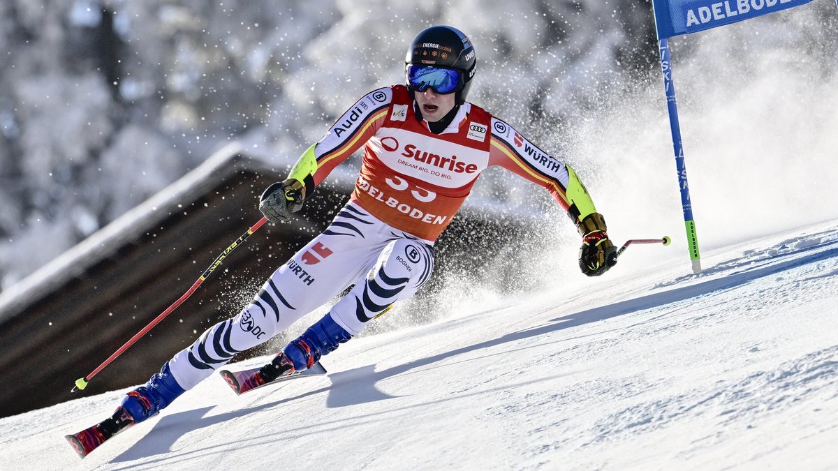 Drohnen-Absturz im Riesenslalom: Stockinger bleibt unbeeindruckt