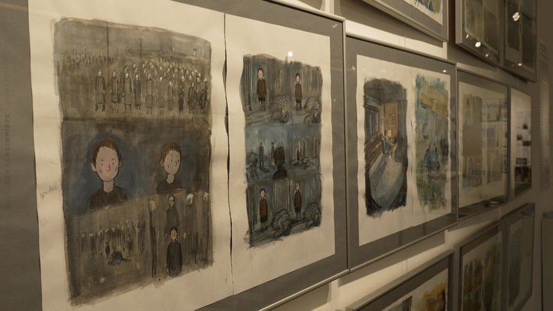 Zeichnungen aus dem Comicbuch, das die Geschichte von Holocaust-Überlebenden erzählt. | Bild: BR Zeichnungen aus dem Comicbuch, das die Geschichte von Holocaust-Überlebenden erzählt.