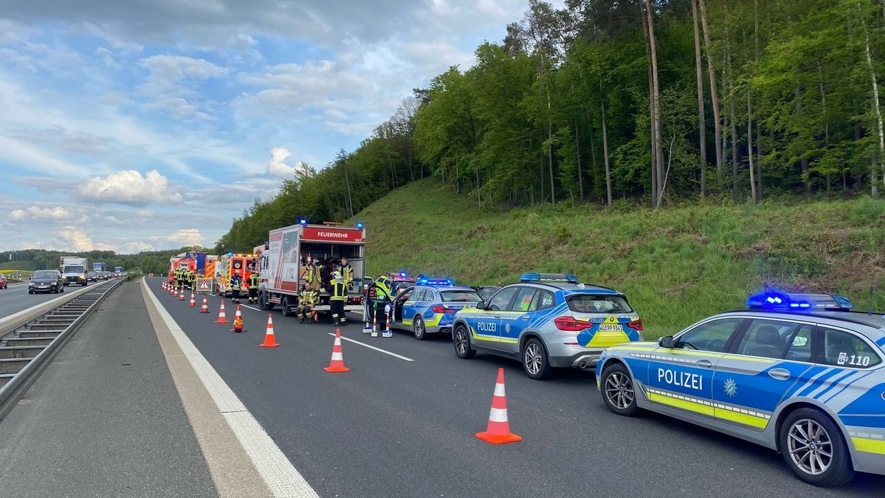 A3 Bei Geiselwind Stauende Ubersehen 34 Jahriger Stirbt Br24