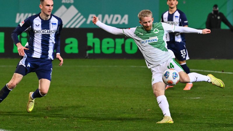 SpVgg Greuther Fürth - Hertha BSC | Bild: picture-alliance/dpa SpVgg Greuther Fürth - Hertha BSC