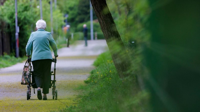 Rentnerin mit Rollator | Bild: Picture Alliance/Photothek.de/Kira Hofmann Rentnerin mit Rollator