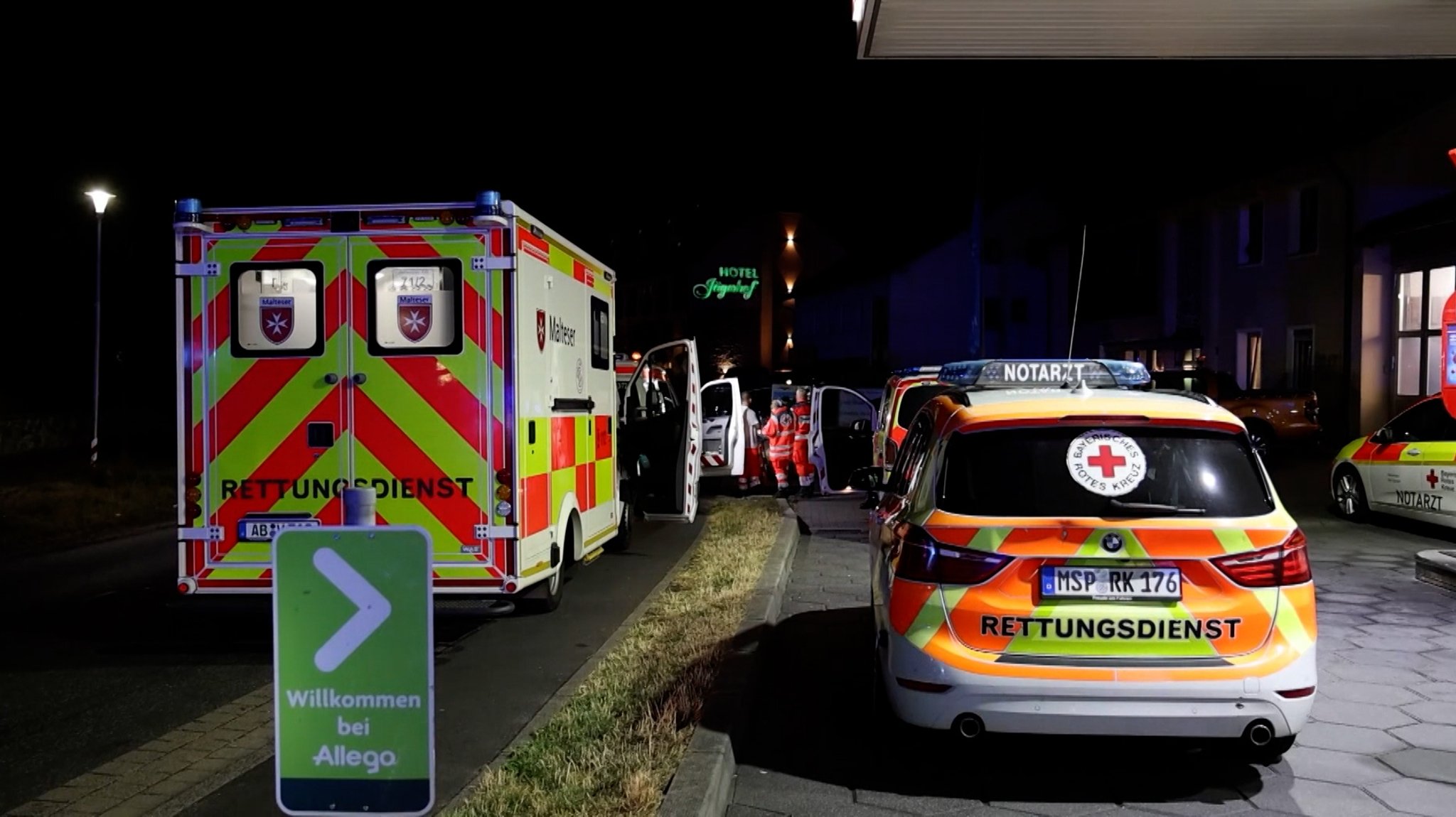 Norovirus-Verdacht: Großeinsatz in Hotel in Unterfranken | Bild: BR Norovirus-Verdacht: Großeinsatz in Hotel in Unterfranken