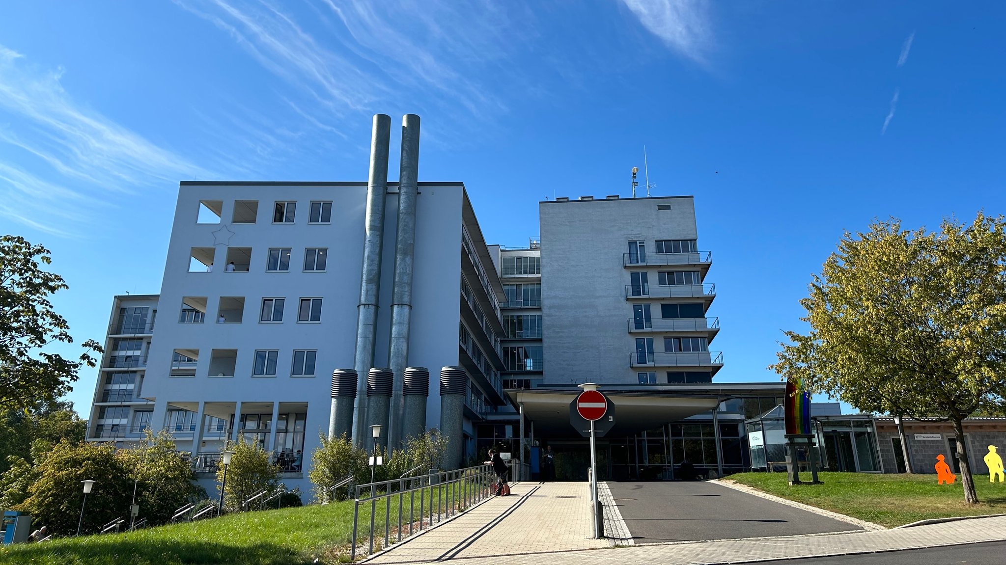 Das Gebäude des Klinikums Fichtelgebirge in Marktredwitz.