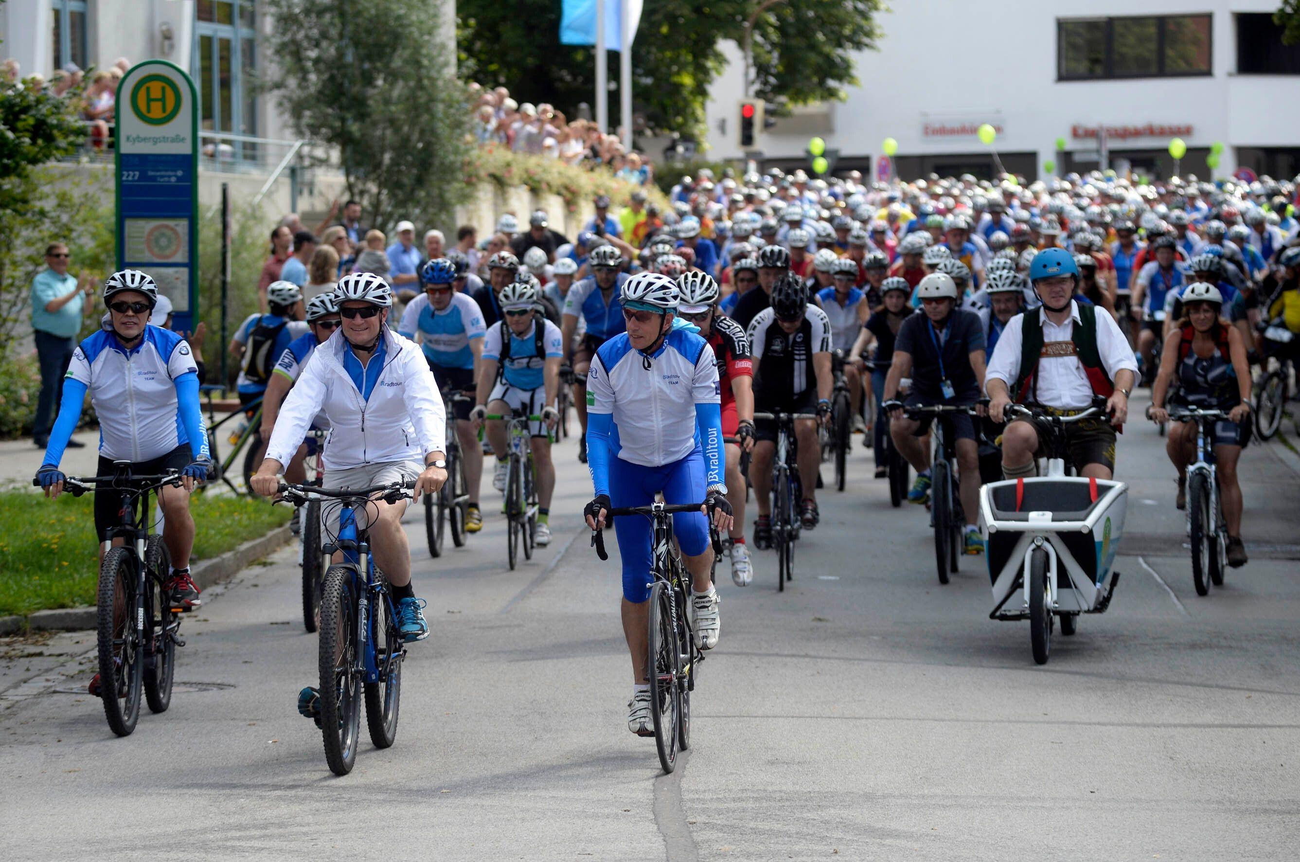 Die 33. BR-Radltour führt heuer zum dritten Mal durch den ganzen Freistaat.