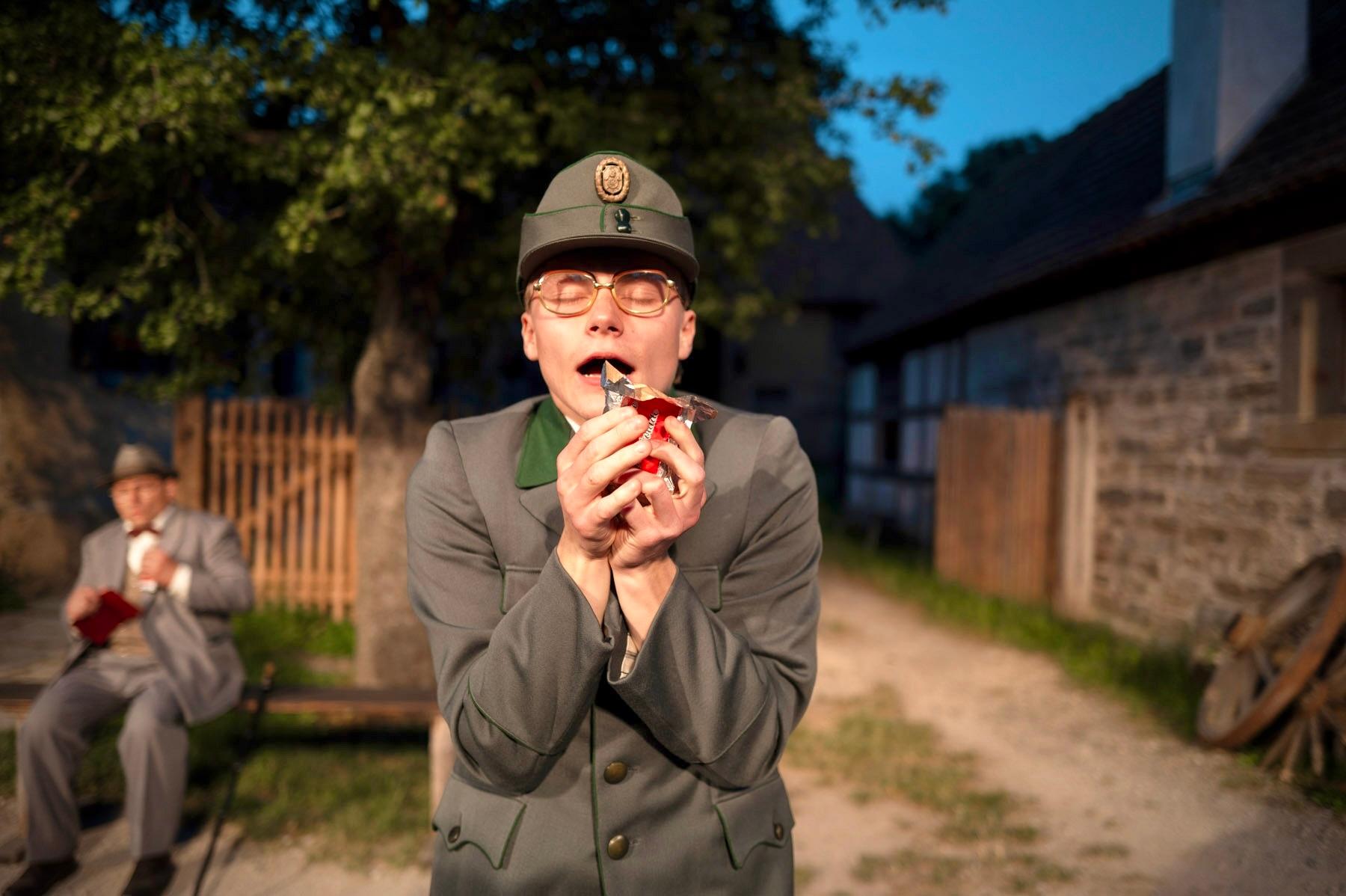 Szene aus "Ein Sommergast", Freilandtheater Bad Windsheim