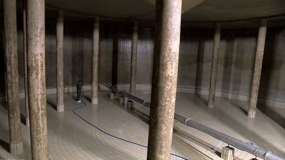 Für sauberes Trinkwasser – Großreinigung im Hochbehälter