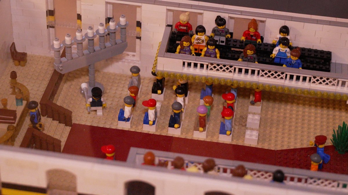 Eine Synagoge - gebaut aus Lego