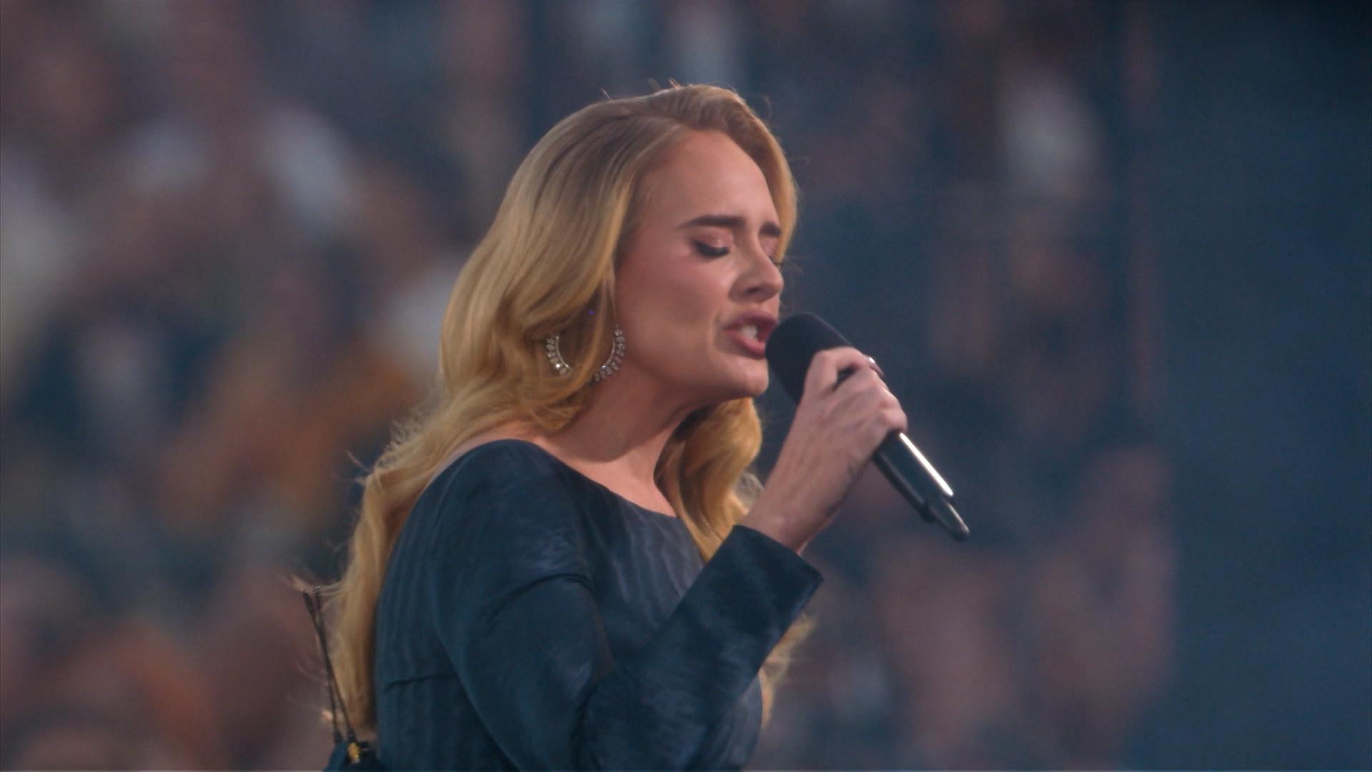 Adele bei einem Konzert in München