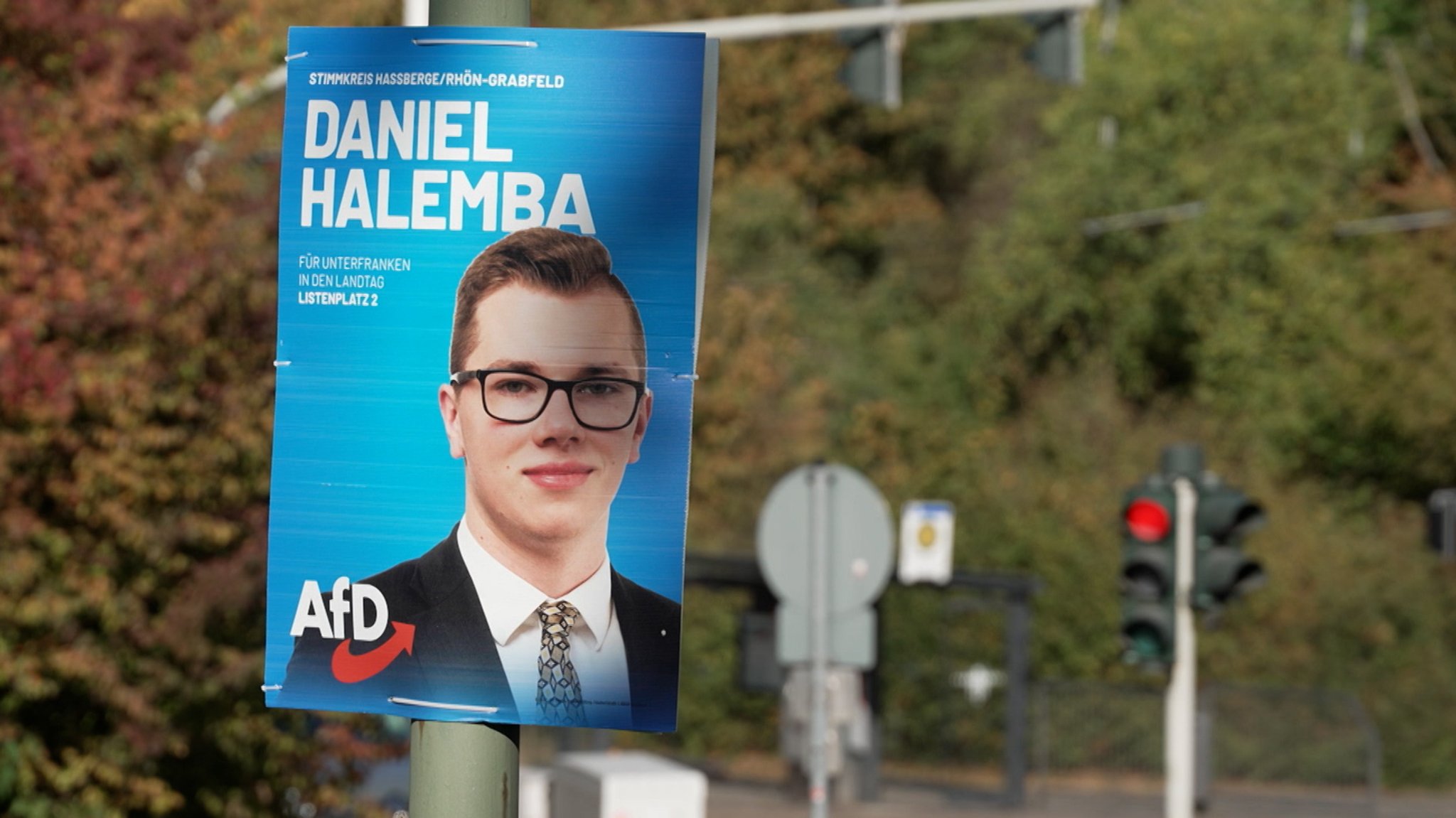 Wahlplakat des AfD-Abgeordneten Daniel Halemba