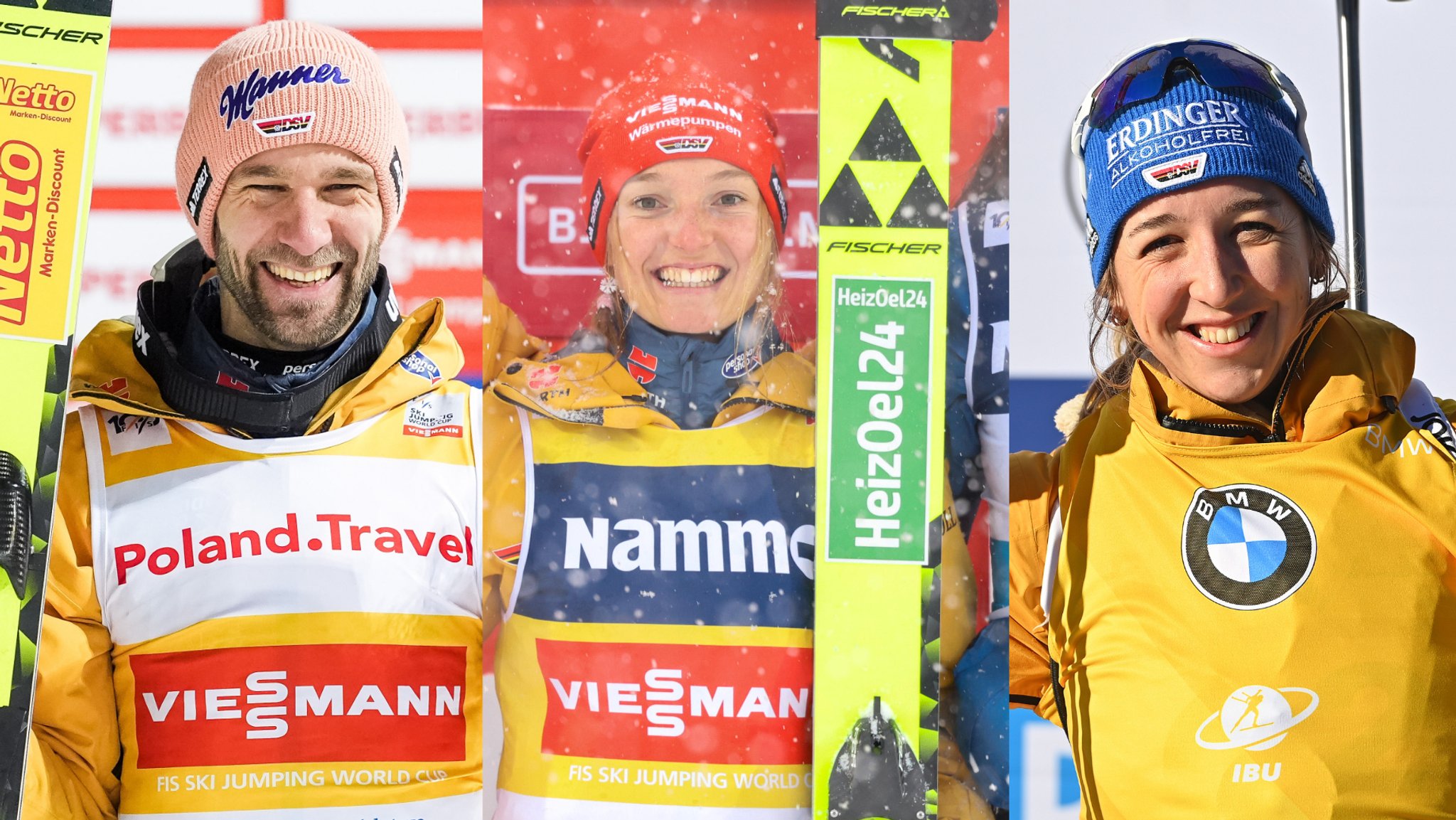 Paschke, Schmid, Preuß: Wintersport-Stars dominieren in Gelb