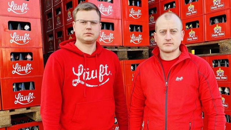 Rudolf (links) und Richard Hopf | Bild: Lang-Bräu Rudolf (links) und Richard Hopf