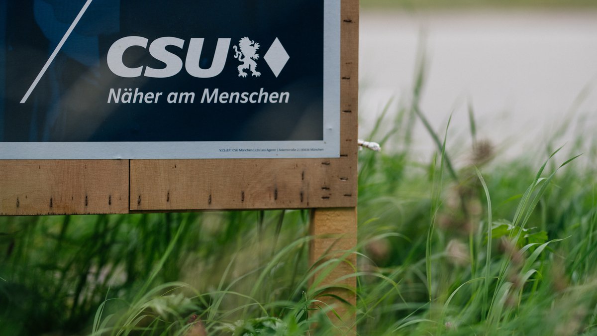 CSU-Plakat in München.