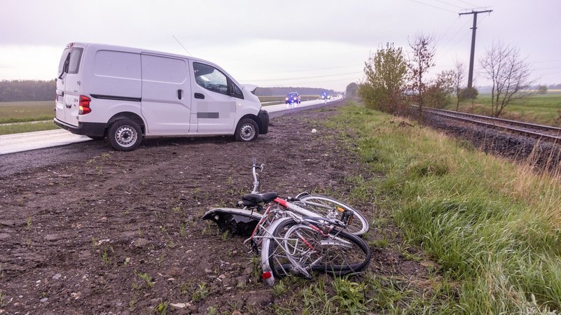 Ein 53-jähriger Fahrradfahrer ist am Samstag bei einem Unfall zwischen Grettstadt und Sulzheim ums Leben gekommen.