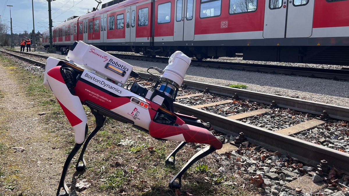 Gegen Graffitisprayer: Bahn testet Roboterhund in München