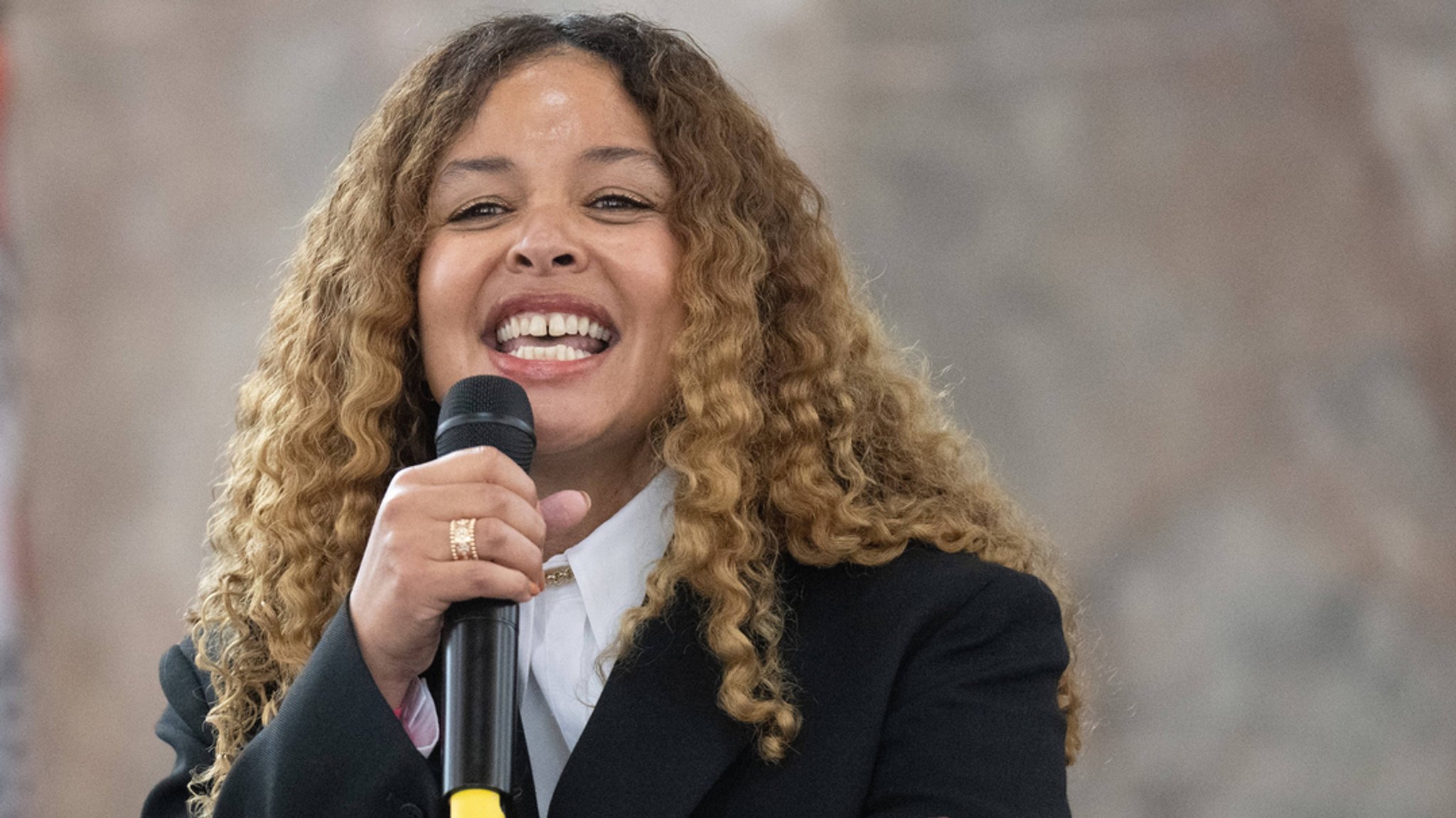 Joy Denalane bei einem Auftritt in diesem Frühjahr zum 175. Jahrestag der Frankfurter Nationalversammlung in der Paulskirche