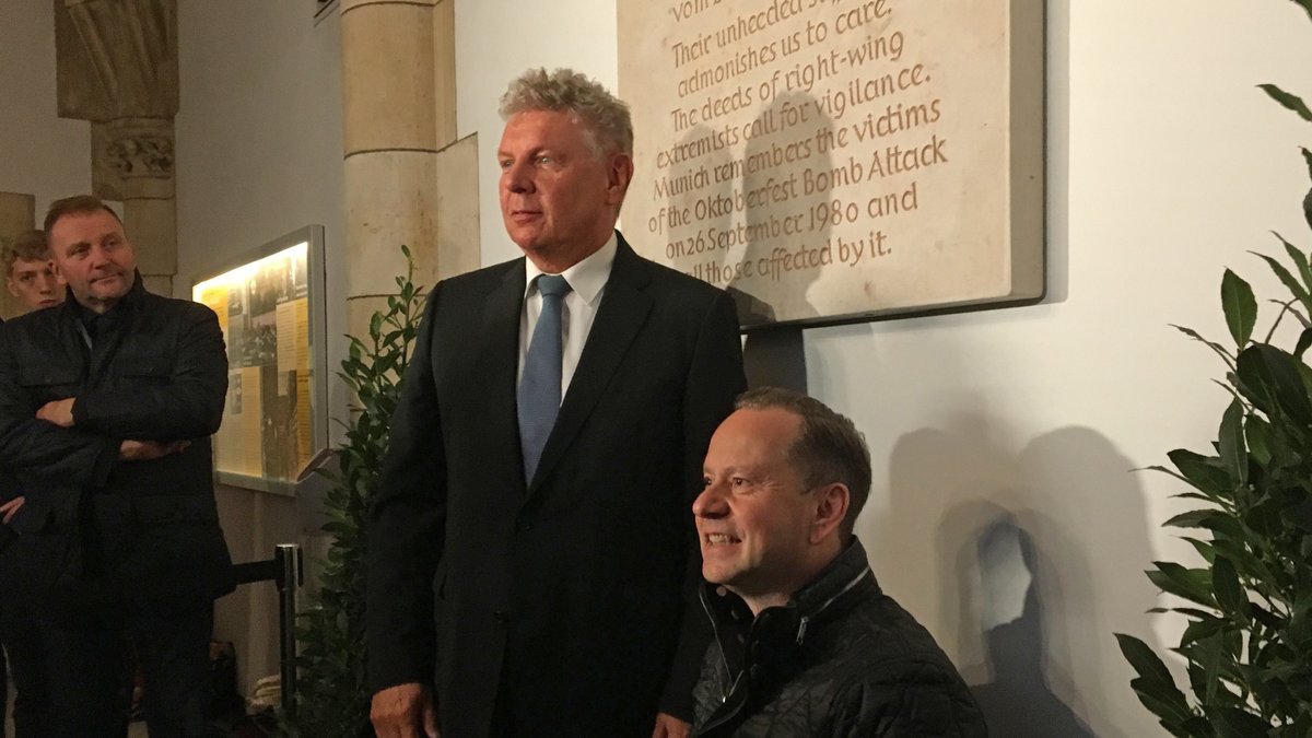 Oberbürgermeister Dieter Reiter und Dimitrios Lagkadinos