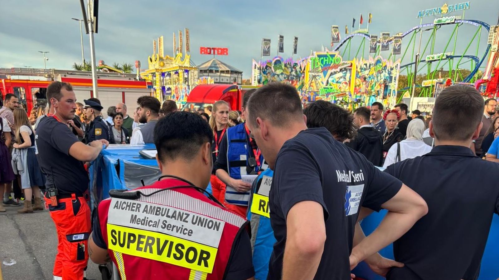 Oktoberfest guests stuck upside down in ride for five minutes