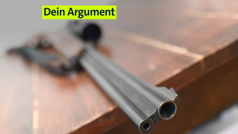 Bild von einem Jagdgewehr (Symbolbild) | Bild: dpa-Bildfunk/Marius Bulling Bild von einem Jagdgewehr (Symbolbild)