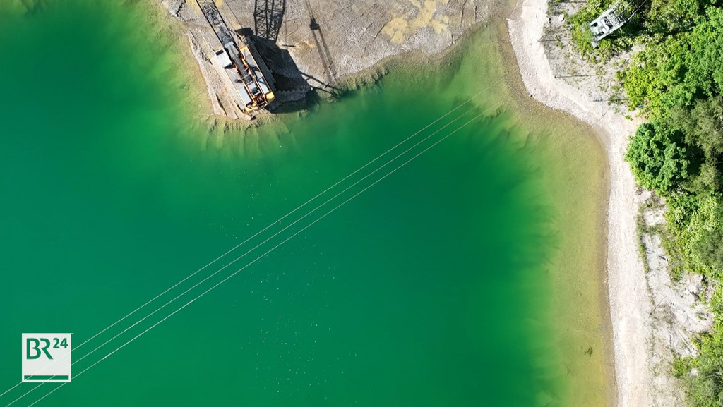 Das schwimmende PV-Projekt in Dillingen