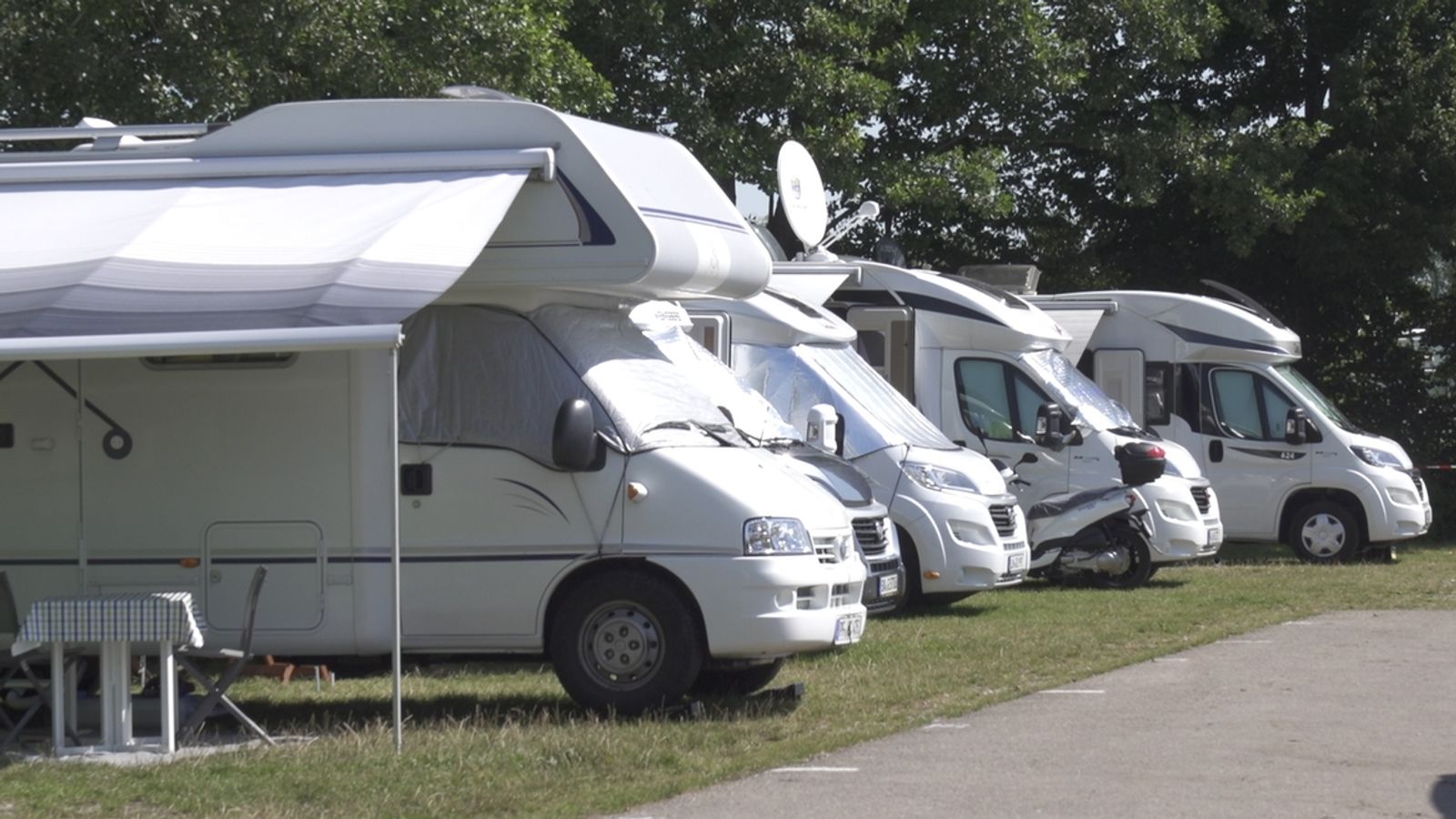 Wegen Corona: Wohnmobil-Schwemme im Fränkischen Seenland BR10 Wegen Corona: Wohnmobil-Schwemme im Fränkischen Seenland BR10