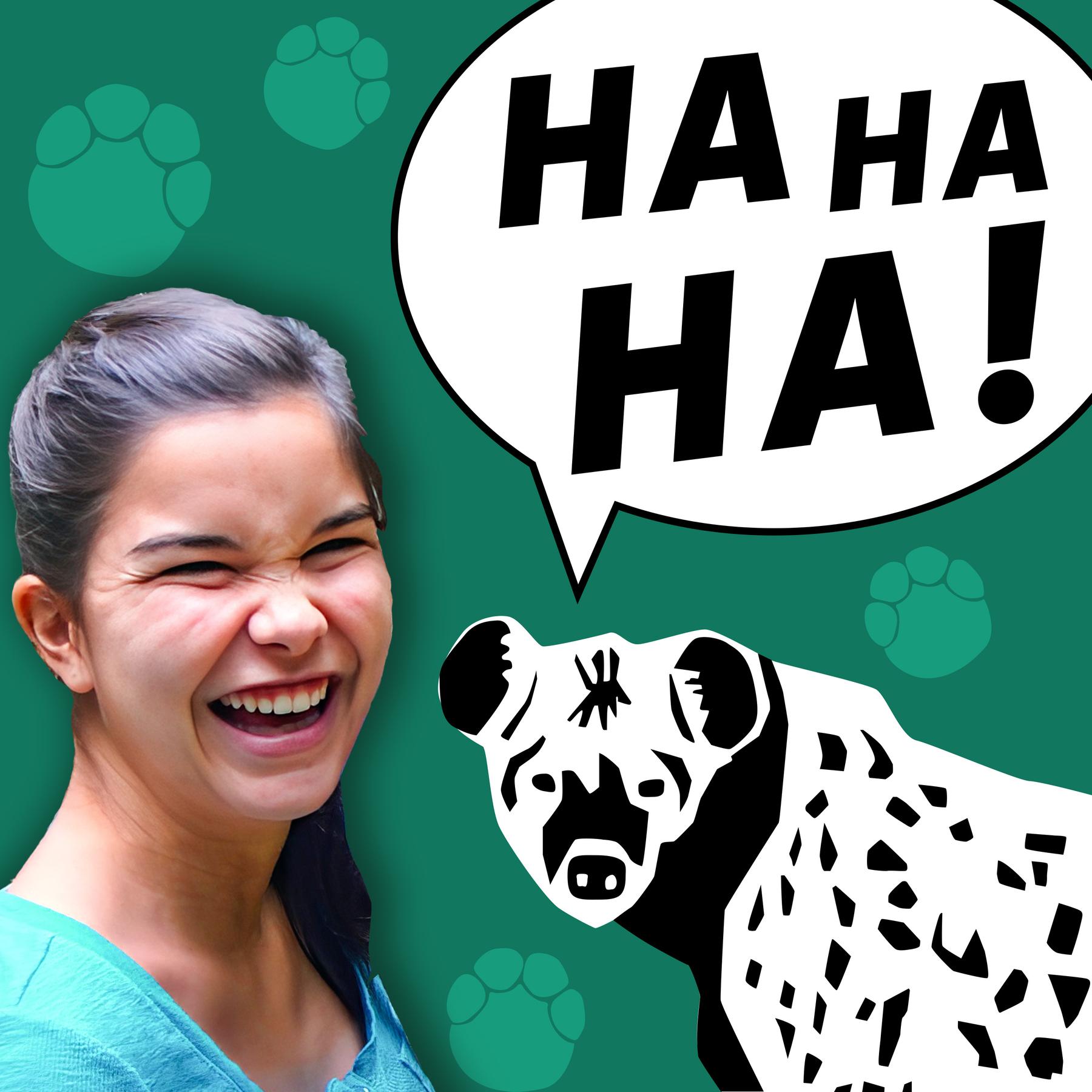 Hyäne erzählt einen Witz: Asiatische Elefanten Hyäne erzählt einen Witz: Asiatische Elefanten