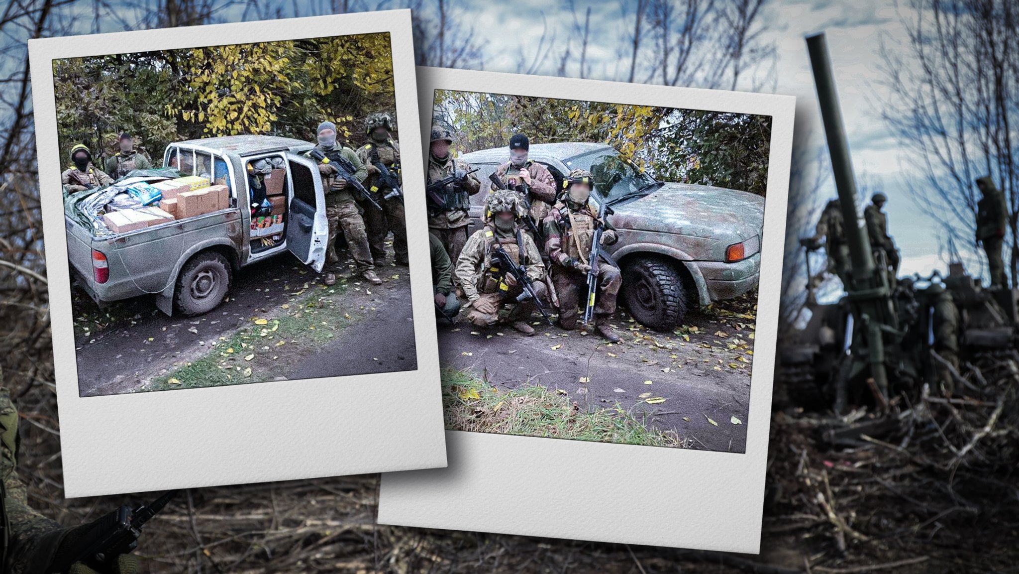 Jeeps, Drohnen, Helme und Westen für den Kriegseinsatz – all das bekommt eine ukrainische Kampfgruppe von einem ehemaligen Künstler aus Freising und einem Familienvater an die Front geliefert. 