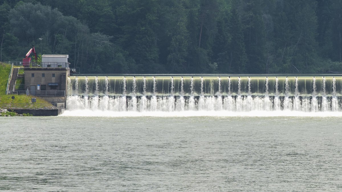 Wasserkraftwerk am Lech