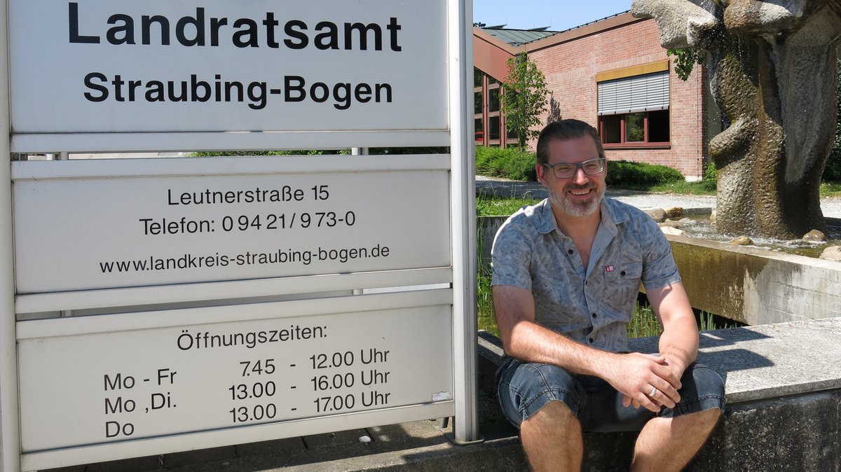 Neuer/alter Arbeitsplatz für Thomas Mayer: Das Landratsamt Straubing-Bogen.