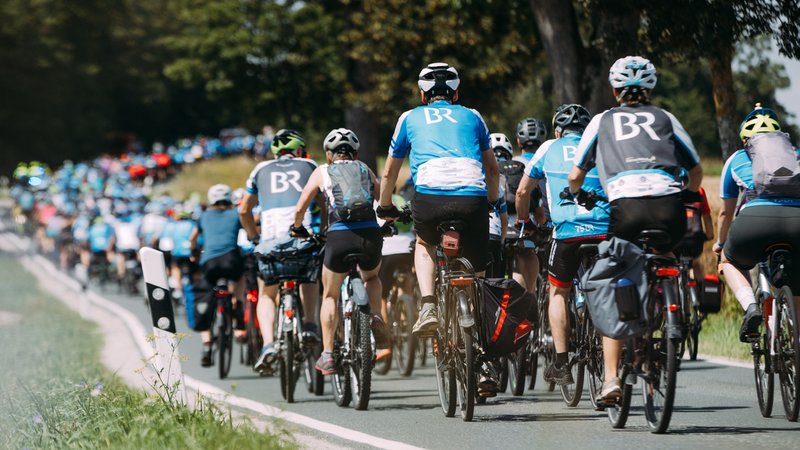 Archivbild BR-Radltour. | Bild: BR/Johannsen Archivbild BR-Radltour.