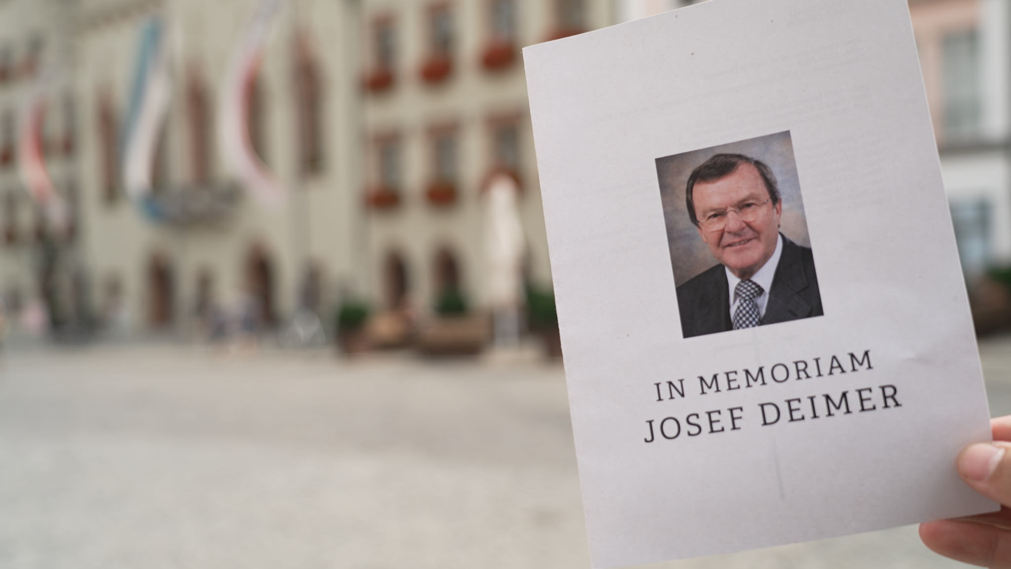 Alt-OB Josef Deimer ist im Alter von 90 Jahren gestorben.