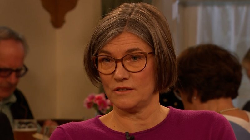 IG-Metall-Vorsitzende Christiane Benner am Sonntags-Stammtisch | Bild: BR IG-Metall-Vorsitzende Christiane Benner am Sonntags-Stammtisch